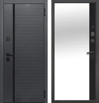 Гарда 9 см Черное Зеркало Сатин черный 860*2050 R