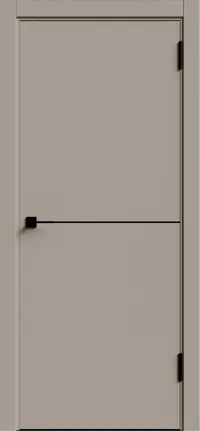 KM 1 ДГ 800*2000 Крим ABS черная с 4-х сторон молдинг Черный