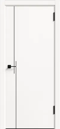 KM 3 ДГ 800*2000 Айс ABS черная с 4-х сторон молдинг Черный