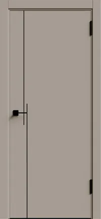 KM 3 ДГ 800*2000 Крим ABS черная с 4-х сторон молдинг Черный