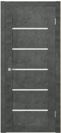 ST8 ДО мателюкс матовое 800*2000 Бетон темный (Ю)