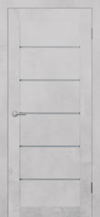 ST8 ДО мателюкс матовое 800*2000 Бетон белый (Ю)