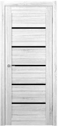 ST1 ДО черный лак 800*2000 Сонома светлый (Ю)