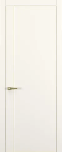 Квалитет К14 800*2000 Молочный матовый ALU Золотая с 4-х молдинг золото (Mg) зпп Eclipse 3.0 под 2 петли зпз 196 REVERS R