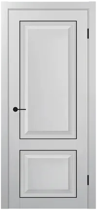 KX 72 ДГ 800*2000 Грей полипропилен Молдинг Черный