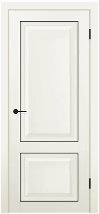 KX 72 ДГ 800*2000 Ваниль полипропилен Молдинг Черный