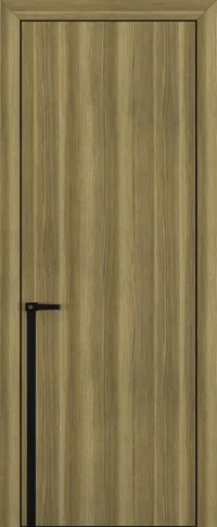 Квалитет К21 800*2000 Дуб серый ALU Черная с 4-х молдинг черный (Mb)