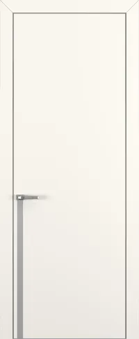 Квалитет К21 800*2000 Молочный матовый ALU Серая с 4-х молдинг серебро (Mh)