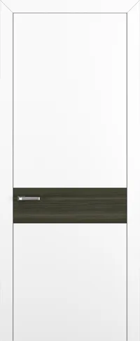 Квалитет К6 Вставка Дуб темный 800*2000 Белый матовый ABS