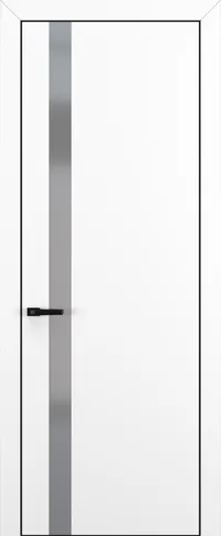 Квалитет К2 Silver Grey 800*2000 Белый матовый ALU Черная с 4-х зпп Eclipse под 2 петли зпз 196 L