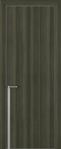 Квалитет К21 800*2000 Дуб темный ALU Серая с 4-х молдинг серебро (Mh)