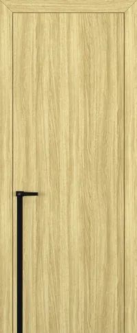 Квалитет К21 800*2000 Дуб натуральный ABS молдинг черный (Mb)