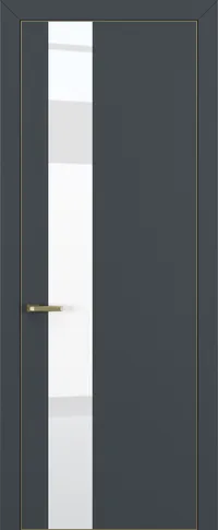 Квалитет К3 White Pure 800*2000 Графит премьер мат ALU Золотая с 4-х