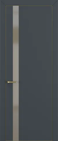 Квалитет К2 Silver Bronze 800*2000 Графит премьер мат ALU Золотая с 4-х