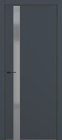 Квалитет К2 Silver Grey 800*2000 Графит премьер мат ALU Золотая с 4-х