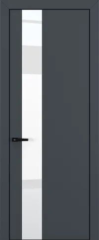 Квалитет К3 White Pure 800*2000 Графит премьер мат ALU Черная с 4-х