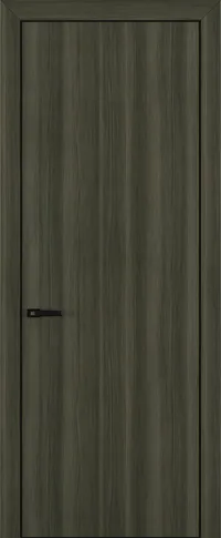 Квалитет К7 800*2000 Дуб темный ALU Черная с 4-х зпп Eclipse под 2 петли зпз 196