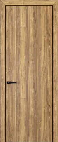 Квалитет К7 800*2000 Орех грецкий ALU Черная с 4-х зпп Eclipse под 2 петли зпз 196