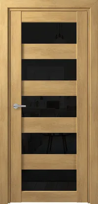 D12 DEFORM ДО черный лак 800*2000 Дуб шале натуральный