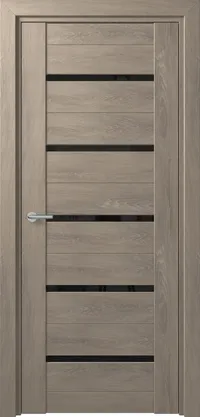 D11 DEFORM ДО черный лак 800*2000 Дуб шале седой