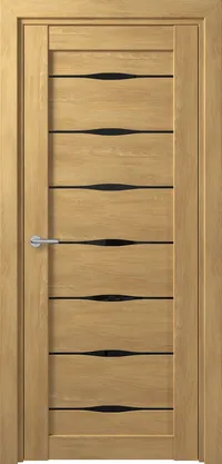 D3 DEFORM ДО черный лак 800*2000 Дуб шале натуральный