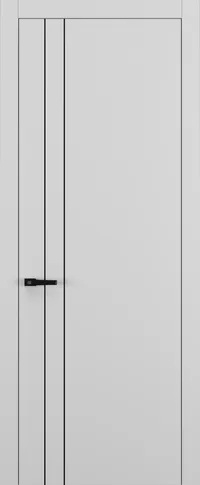 Квалитет К15 800*2000 Матовый серый ABS молдинг черный (Mb) зпп Eclipse под 2 петли зпз 196