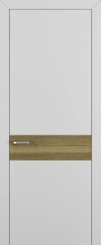 Квалитет К6 Вставка Дуб серый 800*2000 Матовый серый ABS