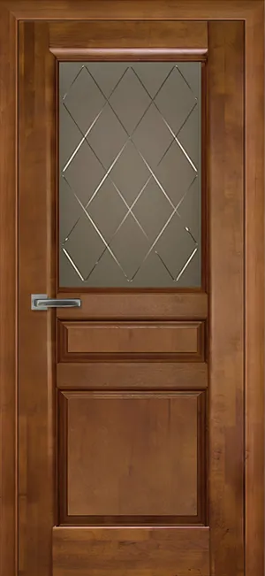 Валенсия м. ДО графит с фрезеровкой Античный орех