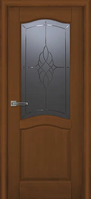 Лео м. ДО графит с фрезеровкой Античный орех