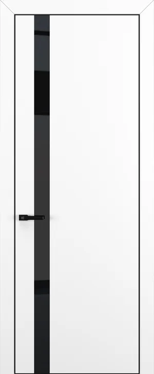 Квалитет К2 Black Classic Белый матовый ALU Черная с 4-х зпп Eclipse под 2 петли зпз 196