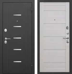 Гарда муар Царга Лазер Черный муар - Лиственница беж. 