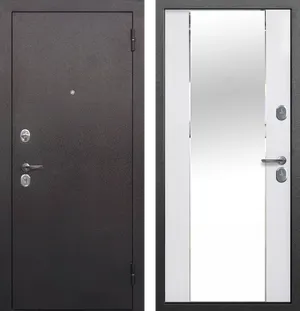 Тайга 7 см Зеркало Серебро Эмалит белый L ОБРАЗЕЦ