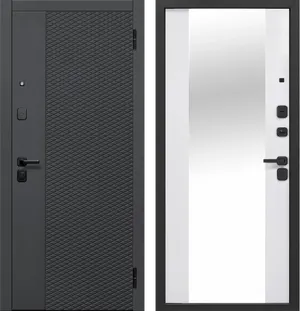 Флорида Эмалит Белый Зеркало Чёрный кварц - Эмалит белый 