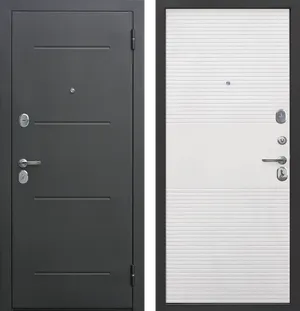 Гарда муар 10 мм Черный муар - Белый ясень 