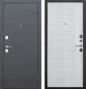 Гарда муар 8 мм Черный муар - Белый ясень 