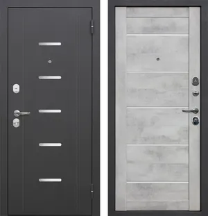 Гарда 10 мм Серебро Антик серебро - бетон снежный 