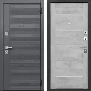 Бостон Сатин графит - бетон снежный 