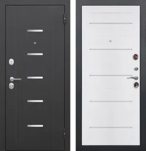 Гарда муар Царга Лазер Черный муар - Лиственница беж. 