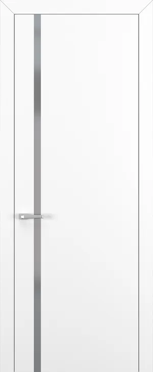 Квалитет К1 Black Classic Белый матовый ALU Черная зпп Eclipse 3.0 под 2 петли REVERS L