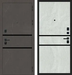 M108 ФЛП-121 Мрамор грей темный - ФЛП-121 Мрамор грей светлый 