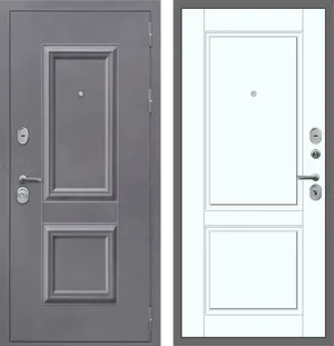 M50 штамп 2 квадрата Букле графит - ФЛ-30 Velluto Bianco AG 700 