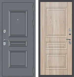 M52 с фрезеровкой Букле графит - ФЛ-10 Velluto Bianco AG 700 