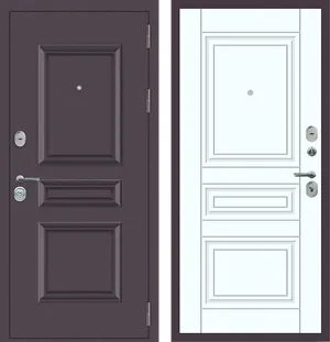 M53 с фрезеровкой Букле опал - ФЛ-10 Velluto Bianco AG 700 