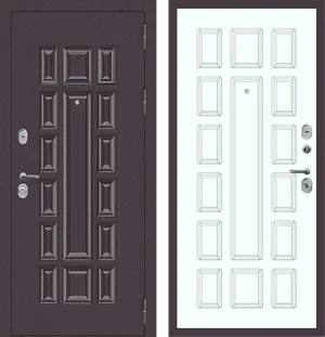 M55 с фрезеровкой Букле опал - ФЛТ-6 Velluto Bianco AG 700 