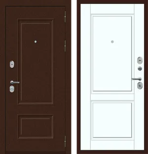 M71 с фрезеровкой Муар 8019 - ФЛ-30 Velluto Bianco AG 700 