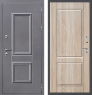 M60 ТЕРМО штамп 2 квадрата Букле графит - ФЛТ-7 Дуб Сонома светлый 