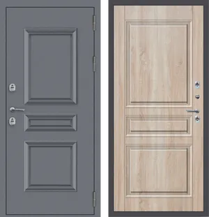 M62 ТЕРМО штамп 3 квадрата Букле графит - ФЛТ-2 Velluto Bianco AG 700 