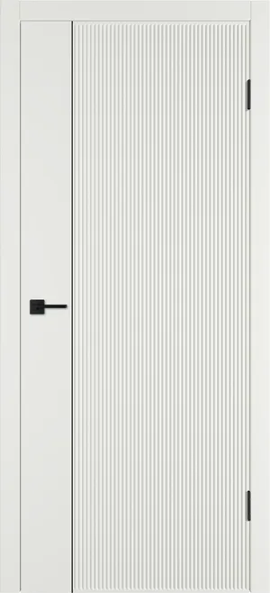 Linea VR1 ДГ Белая эмаль Молдинг Серебро