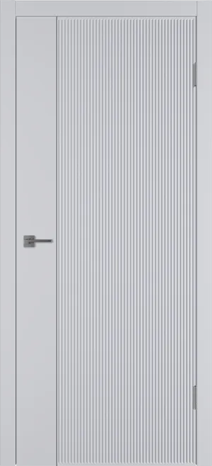 Linea VR1 ДГ Белая эмаль Молдинг Серебро