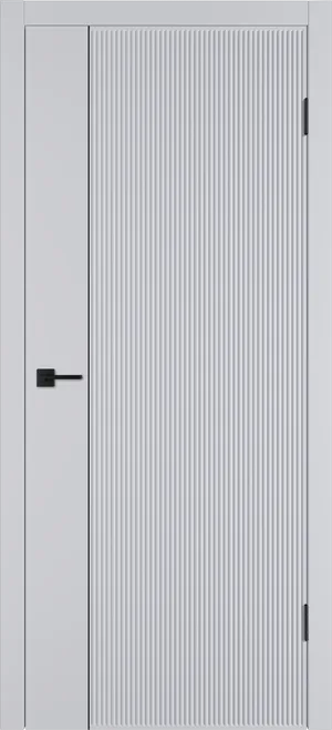 Linea VR1 ДГ Белая эмаль Молдинг Серебро